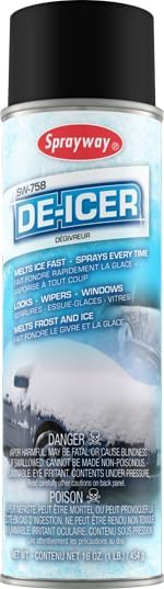 Sprayway SW758-12PK Industrial De-Icer, 16 oz, Pack of 12