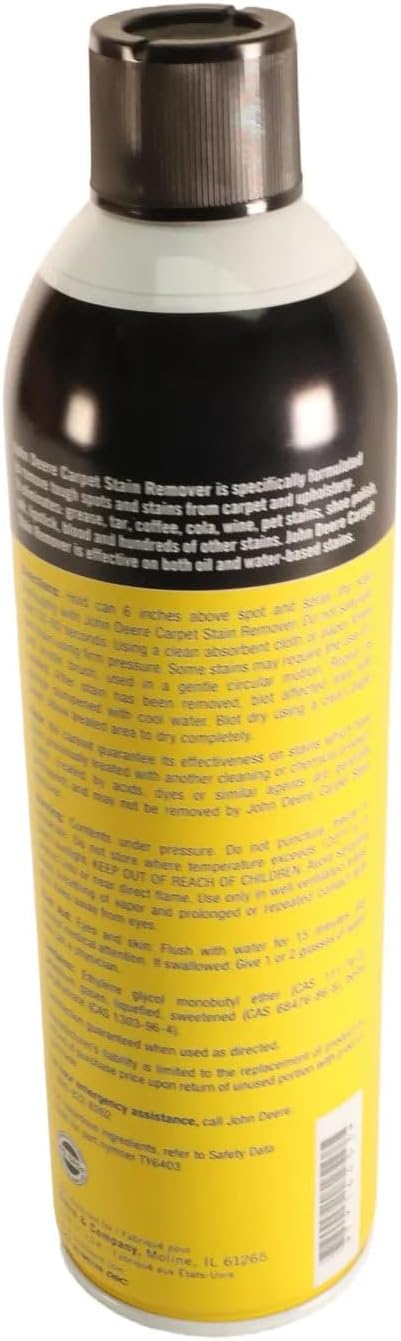 John Deere Original Equipment Carpet Stain Remover, 532 ml (18 Oz) - TY16403