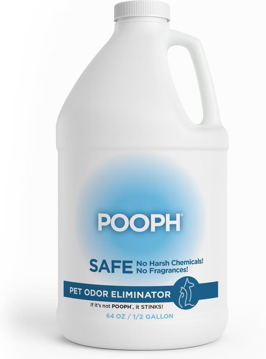 Pooph Pet Odor Eliminator, 32oz - Eliminates Odors at the Molecular Level, Dogs, Cats, Freshener, Eliminator, Urine, Poop, Pee, Deodorizer, Nature’s, Puppy, Fresh, Clean, Furniture, Potty