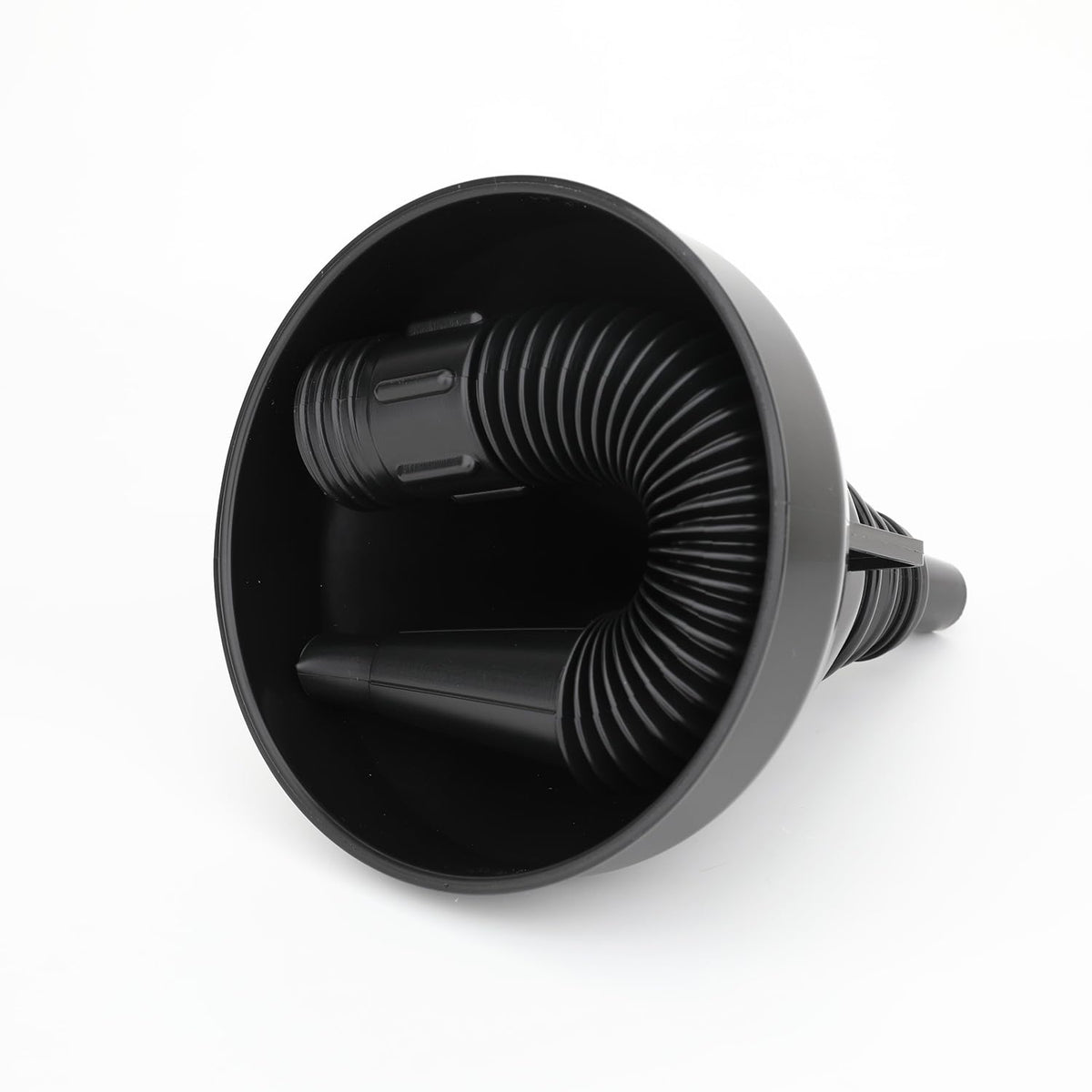 6 Pcs Automotive Oil Funnel Set – Wide Mouth Fuel Funnels with Long Neck, Flexible Spout & Removable Filter – for Gasoline, Coolant, Water, Engine Oil
