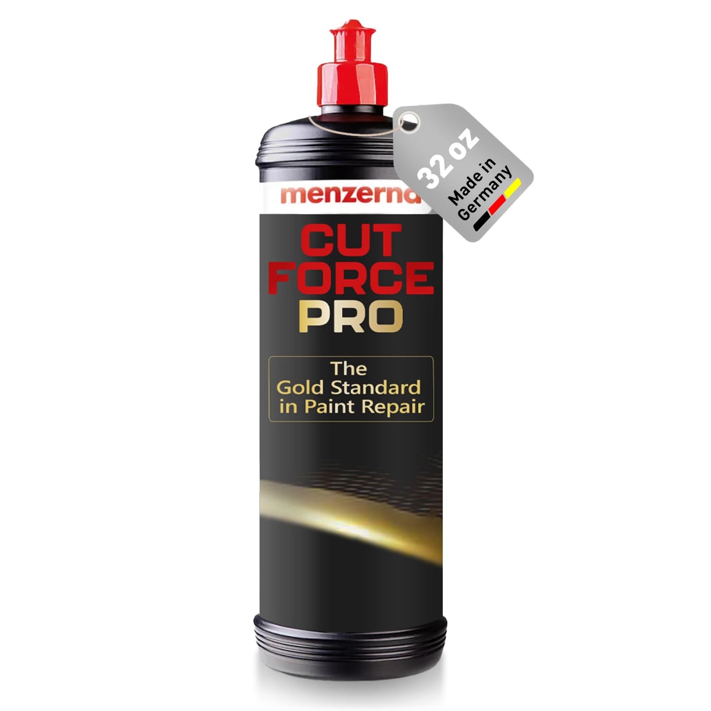 menzerna Cut Force Pro Car Polish 8 oz I Premium Polish with Heavy Cut and high Gloss Finish I Buffing & Polishing Compound for Car Maintenance I for Scratches & Sanding Marks I Car Body Repair