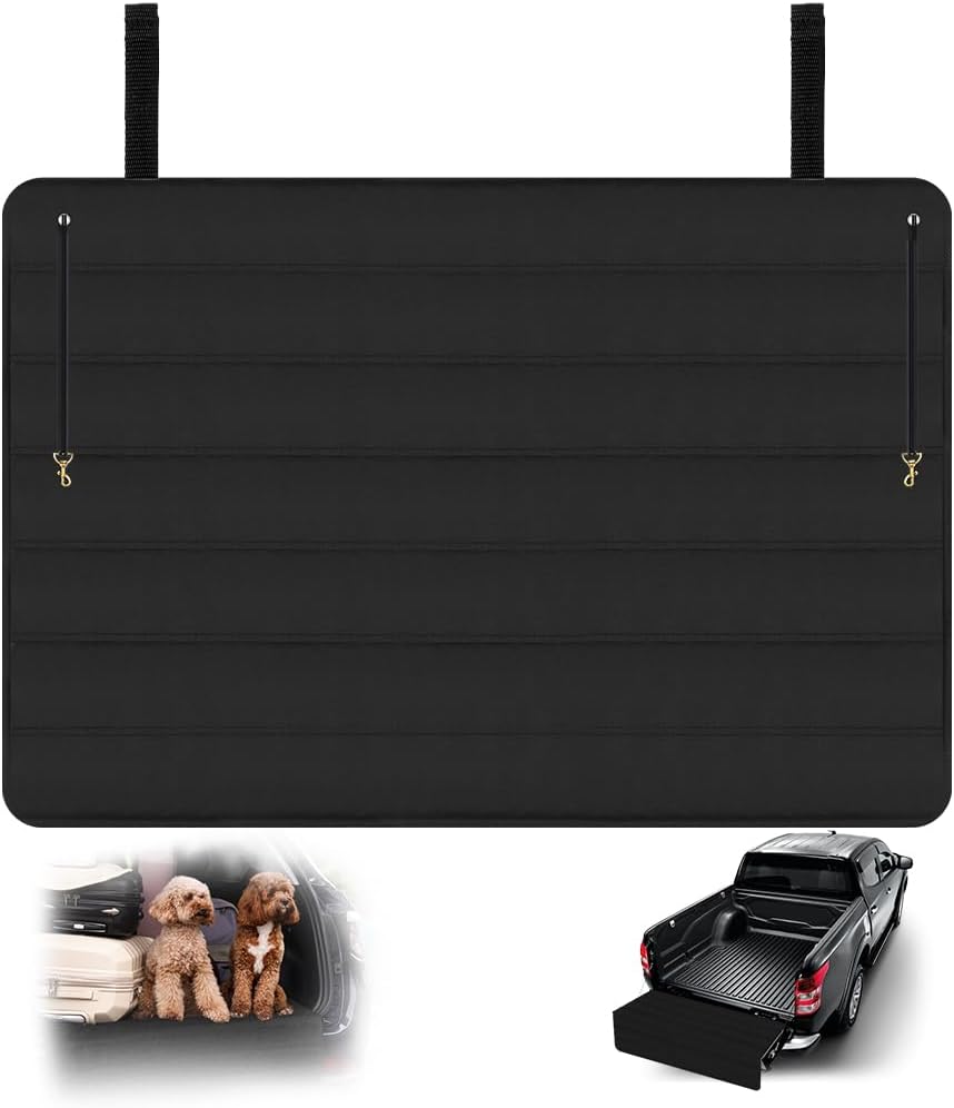 Flintronic Large Rear Bumper Protector for Cars, 38 x 25 Inch Foldable Car Rear Bumper Protector Guard, Universal Bumper Protector, Prevents Scratches During SUV, Truck, Van Loading and Unloading