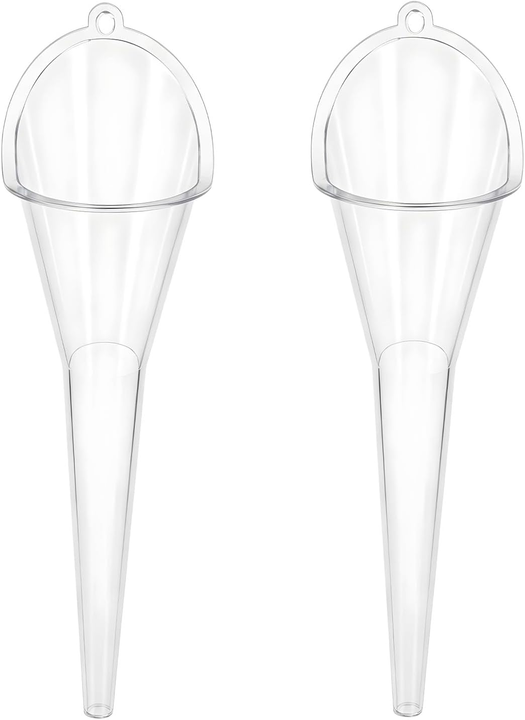 Oil Funnel, Multi-Purpose Plastic Long Neck Oil Funnel, Automotive Use Funnels for Filling Oils Lubricants Water Diesel, Kitchen Funnels for Filling Bottles Jars (Black)