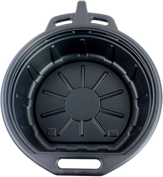Capri Tools CP21024 Portable Oil Drain Pan, 2 gallon, Black