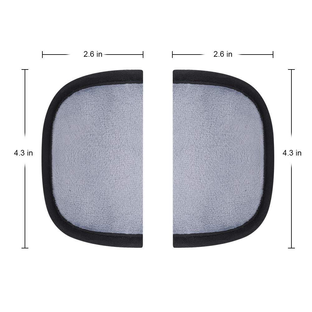 Accmor Car Seat Strap Pads for Baby Kids Toddler, Soft Car Seat Strap Covers Shoulder Pads for All Baby Car Seats, Stroller, Pushchair, High Chair