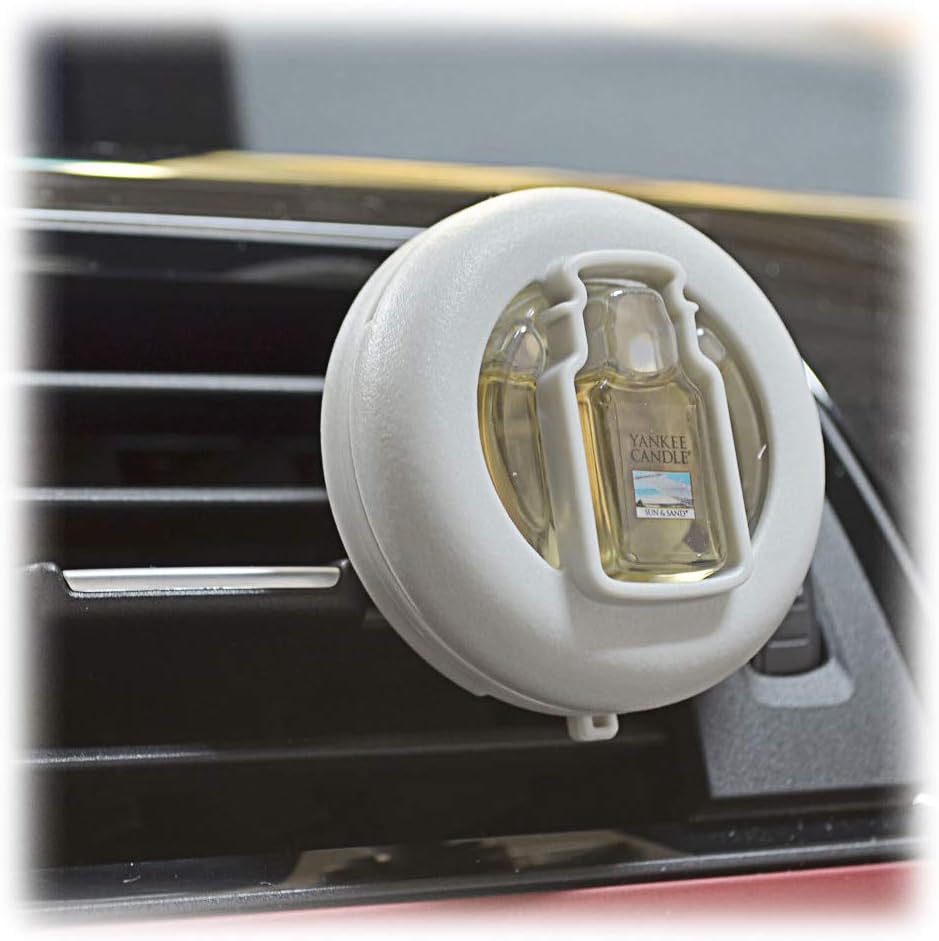 Yankee Candle Car Freshener Smart-Scent Vent Clips, 4-PACK (Sun & Sand)