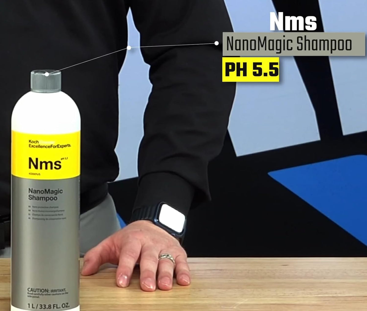 KOCHCHEMIE NanoMagic Shampoo - Auto Soap with Gloss Cleaning, Water-Repellent, Nano Shampoo Layer (1 Liter)