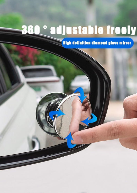 KARKOR Blind Spot Mirror Round HD Glass Convex 360° Wide Angle Side Rear View Mirror Exterior Accessories and Interior for Cars SUV and Trucks Pack of 2