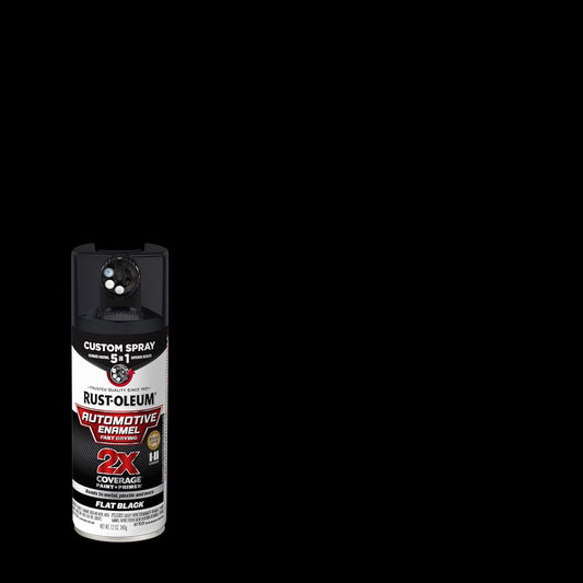 Rust-Oleum 2X Automotive Enamel Custom Spray 5-in-1 Spray Paint, 12 oz, Gloss Clear