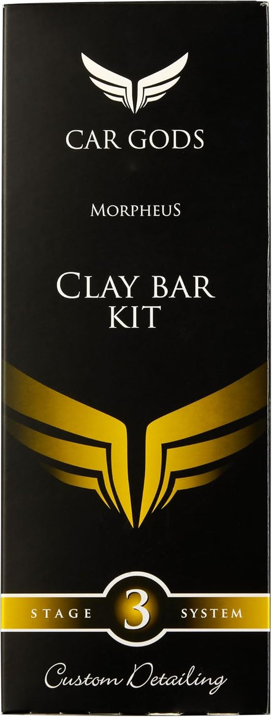 Car Gods Clay Bar & Lubricant Spray - Complete Detailing Kit, 17fl Oz