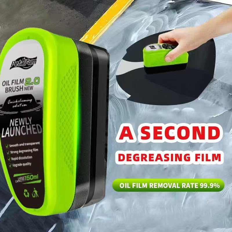 Car Windshield Oil Film Remover, Accessories, Automotive Oil Film Cleaning Brush, Multifunctional Cleaning Brush, Windshield & Side Window Cleaning Tool, Wash Accessories,