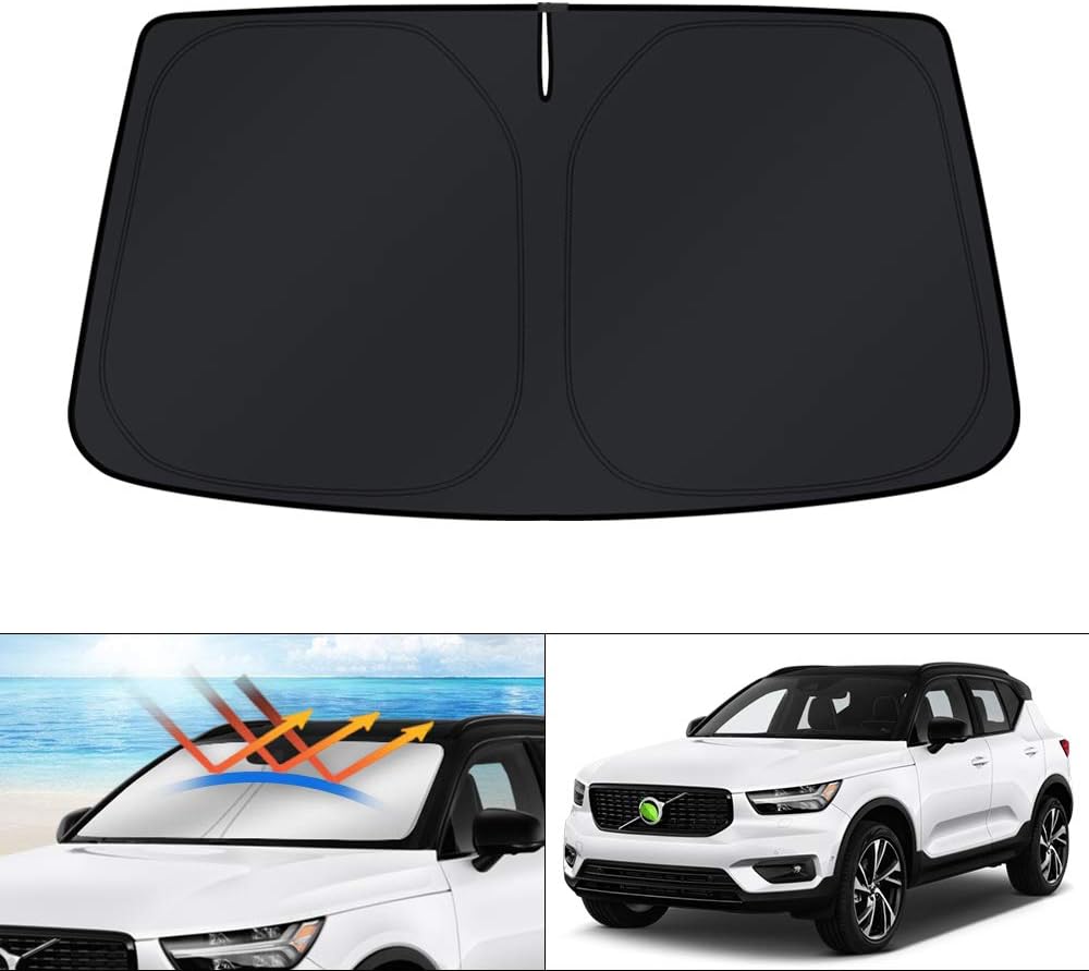 KUST Windshield Sun Shade for Toyota RAV4 2019-2022 2023 2024 2025 2026 Window Accessories Shade Sun Visor Cover Foldable Block UV Rays - Colors B
