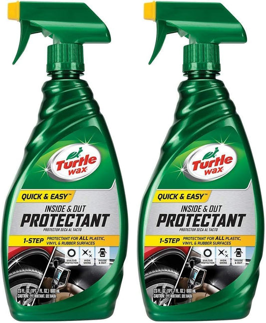 Turtle Wax 50655 Quick and Easy Inside and Out Protectant - 23 Fl Oz.