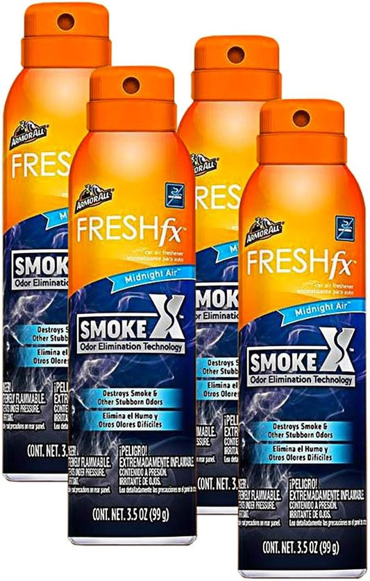 Armor All Smoke-X 3.5oz Spray Smoke Odor Eliminator, Midnight Air Scent (2)