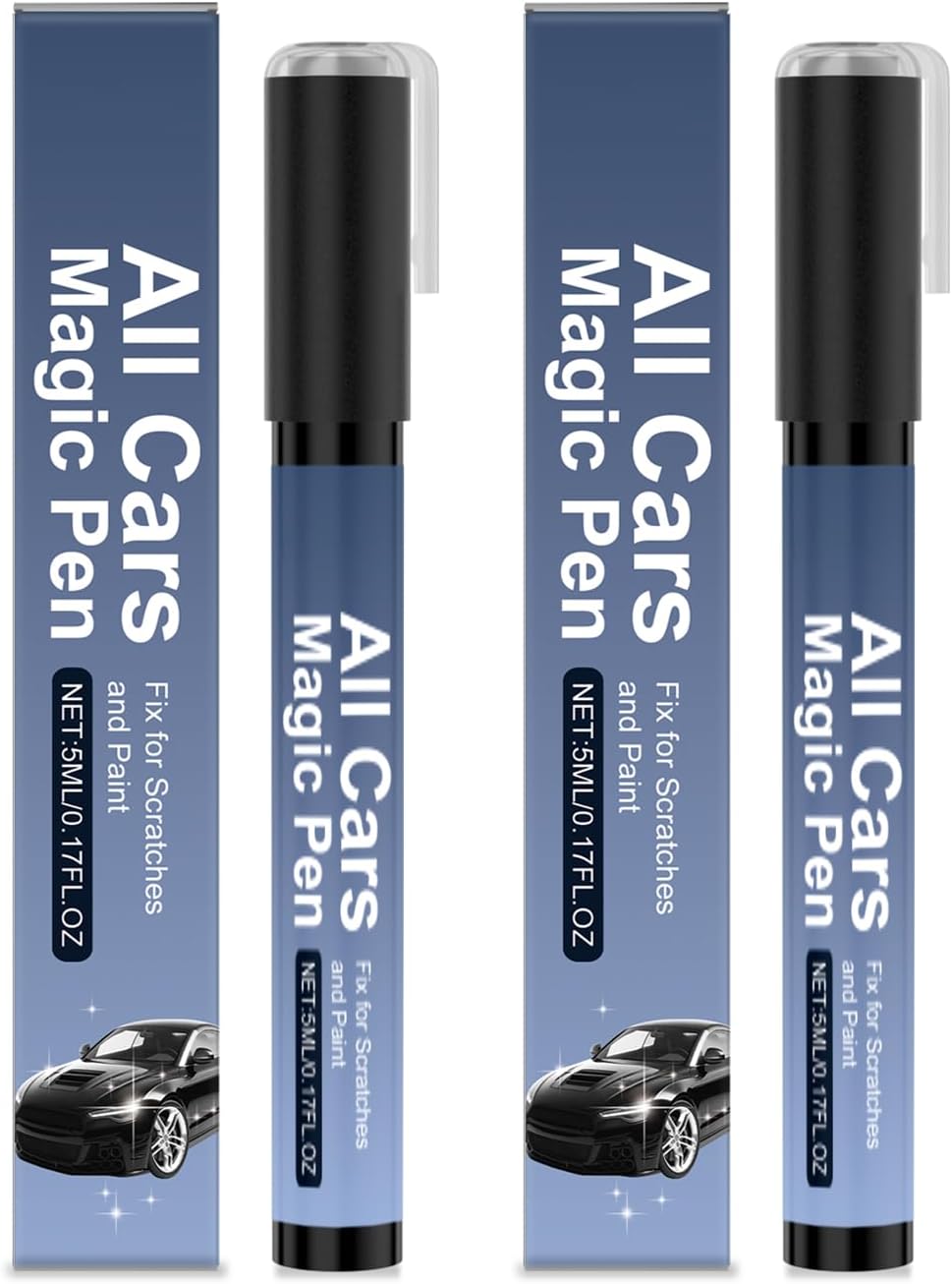 Magic Car Scratch Remover Pen, 2026 Upgraded Quick Car Paint Repair Pen,Lightweight and Fast,Long-Lasting,Universal Car Touch Up Pen for All Vehicles (Pack of 1)