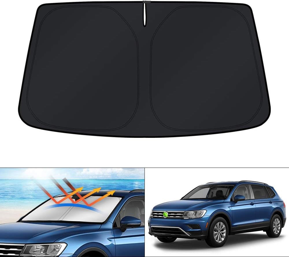KUST Windshield Sun Shade for Toyota RAV4 2019-2022 2023 2024 2025 2026 Window Accessories Shade Sun Visor Cover Foldable Block UV Rays - Colors D