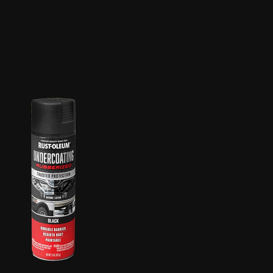 Rust-Oleum 248657 Rubberized Undercoating Spray, 15 oz, Black