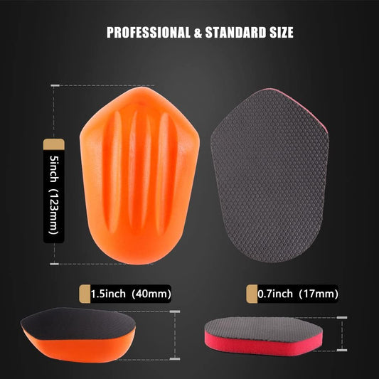 SPTA Clay Block, Clay Bar Pad, 3Pcs Clay Pads for Car Detailing, for Car Detailing, Solve the Problem of Stubborn Dirt on Paint and Glass -CHMLP08A