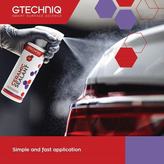 Gtechniq C2 Ceramic Sealant for Cars 16.9 fl oz | Quick Spray-On Paint Protection, Hydrophobic Barrier Repels Dirt & Water, Long-Lasting Gloss & Easy Application