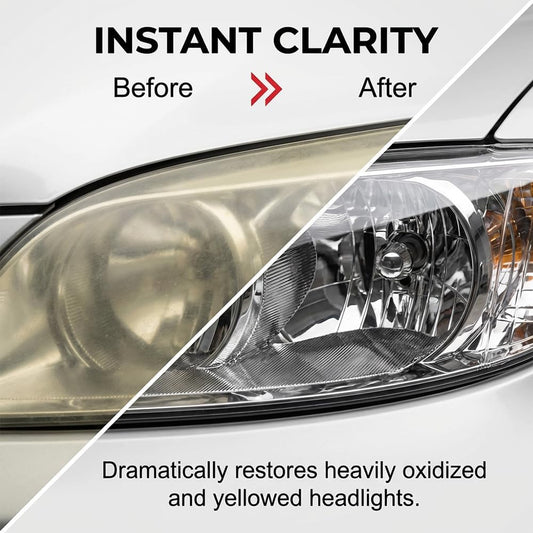 Advanced Car Headlight Restoration Kit, 2026 New Erase Yellowing & Oxidation Restores Clarity with Long-Lasting UV & Ceramic Shield, Headlight Cleaner, Headlight Restoration Spray (1)