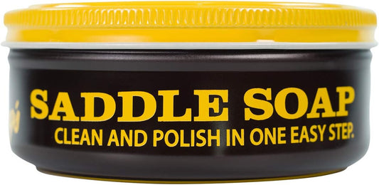 Fiebing's Yellow Saddle Soap for Leather (2 Pack, 12 oz Each) - Leather Cleaner & Conditioner to Soften, Protect & Restore Leathercraft - Leather Soap for Car Seat, Couch, Shoe, Purse, Boot, Bag