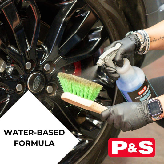 P & S Professional Detail Products Dressed Tire Finish - Water-Based, High-Gloss Tire Dressing for a Clean, Satin Shine - 1 Gallon