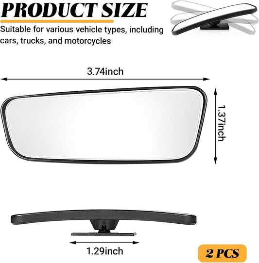 2PCS Car Blind Spot Mirror, Wideangle Rearview Mirror, Automobile Side Looking Glass, Universal Vehicle Parking Aid Tool