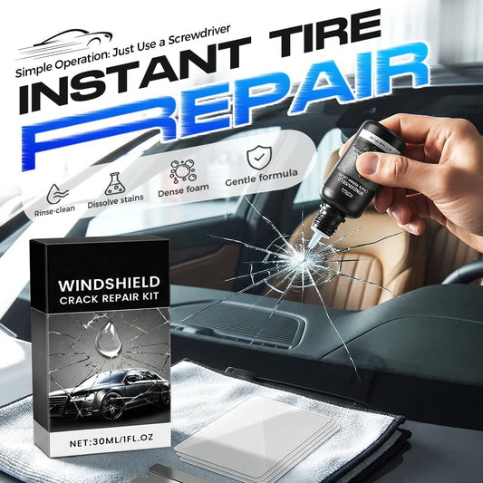 Car Windshield Chip Repair Kit, 2026 New Glass Crack Repair Kit, Glass Repair Liquid, Quick Windshield Repair for Chips and Cracks,All Crack Types Windshield Repair Kit (1Pcs)