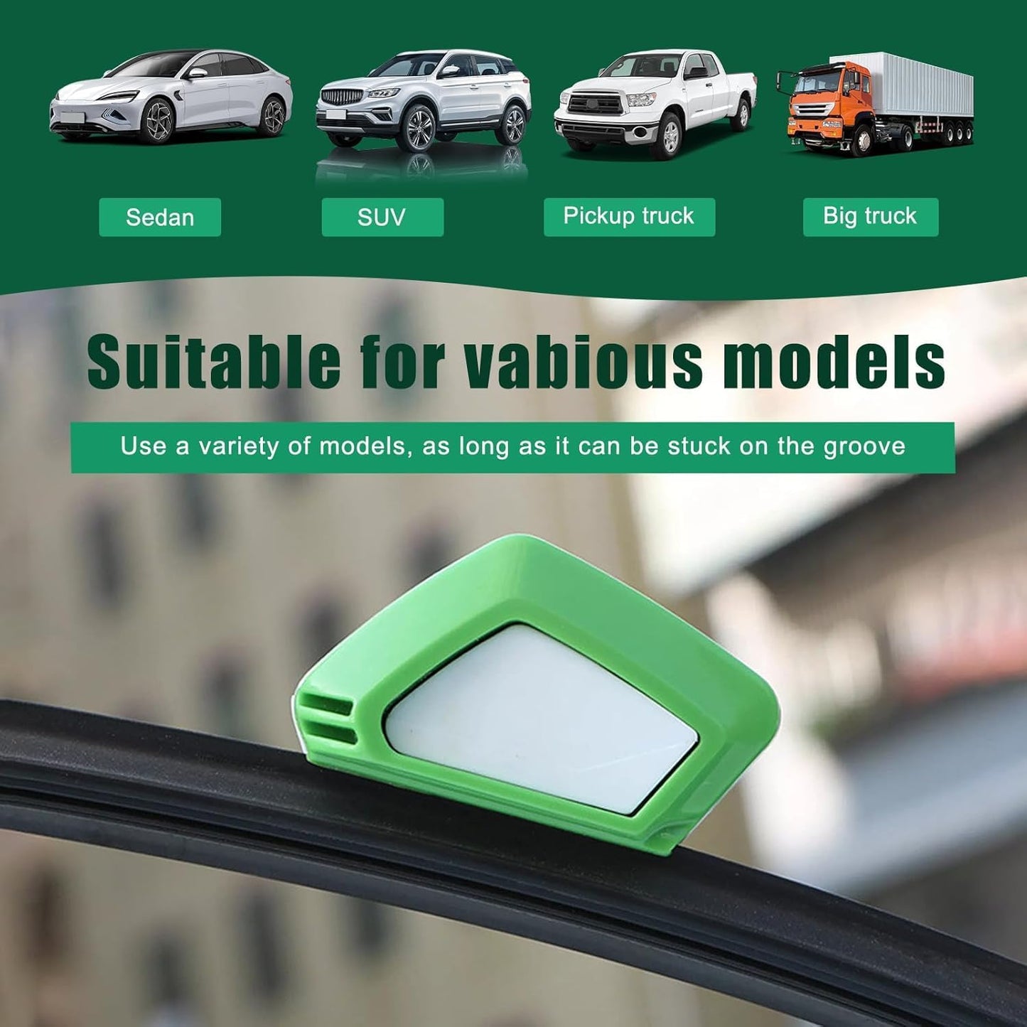 Car Windshield Wiper Regroover Tool | Portable, ABS, Vehicle Wiper Restorer, With Sponge, Universal