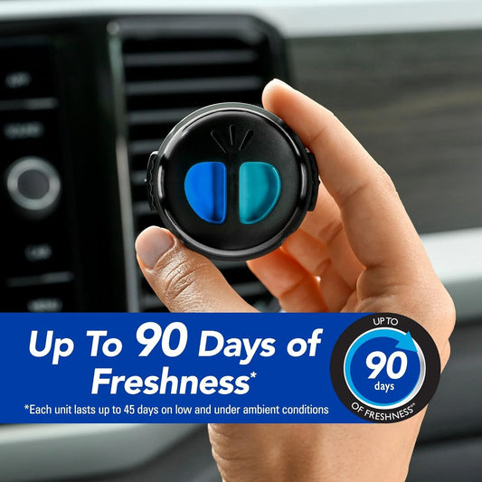 Refresh Your Car! Air Freshener (Alpine Meadow/Summer Breeze Scent, 2 Pack)