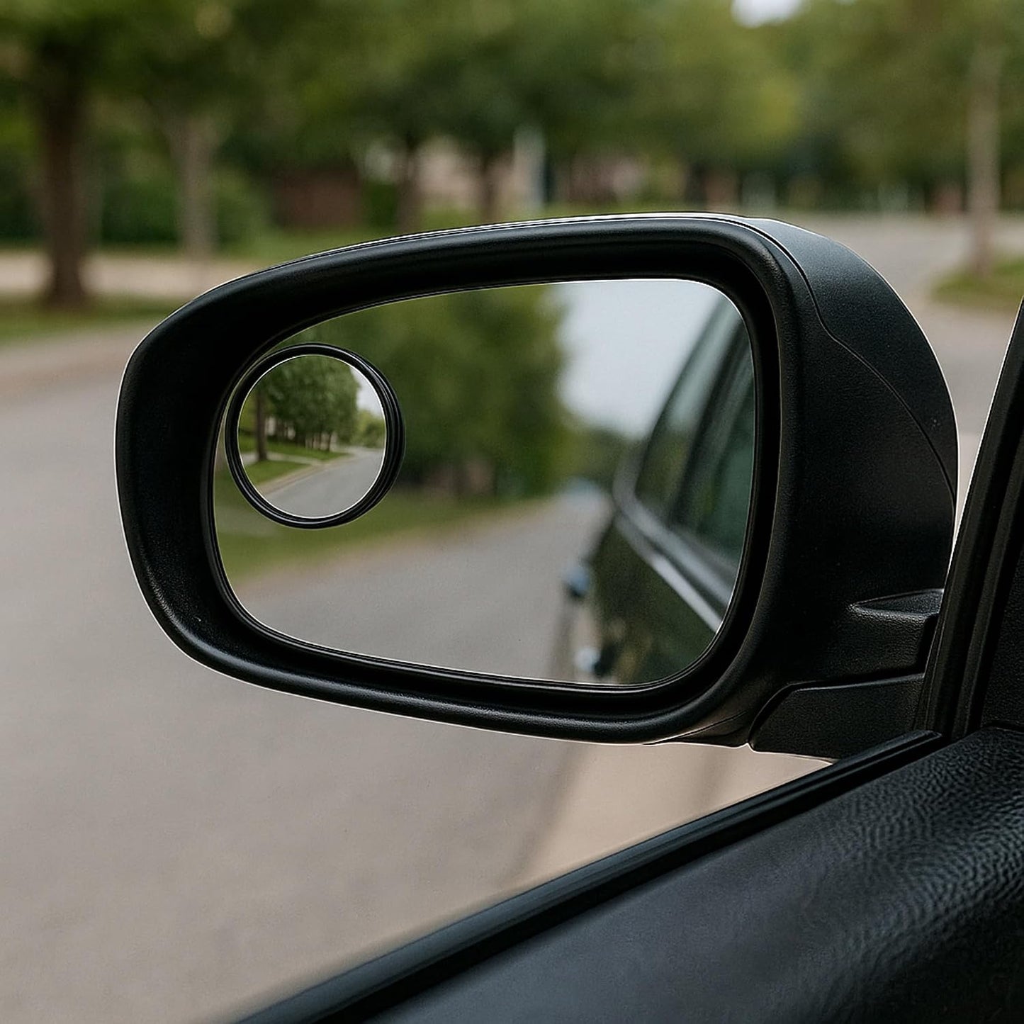 SteadMax 2 Pack Blind Spot Mirrors, HD Glass Wide Angle Convex Rearview Mirrors for Cars, Trucks, SUVs (2 Pack)