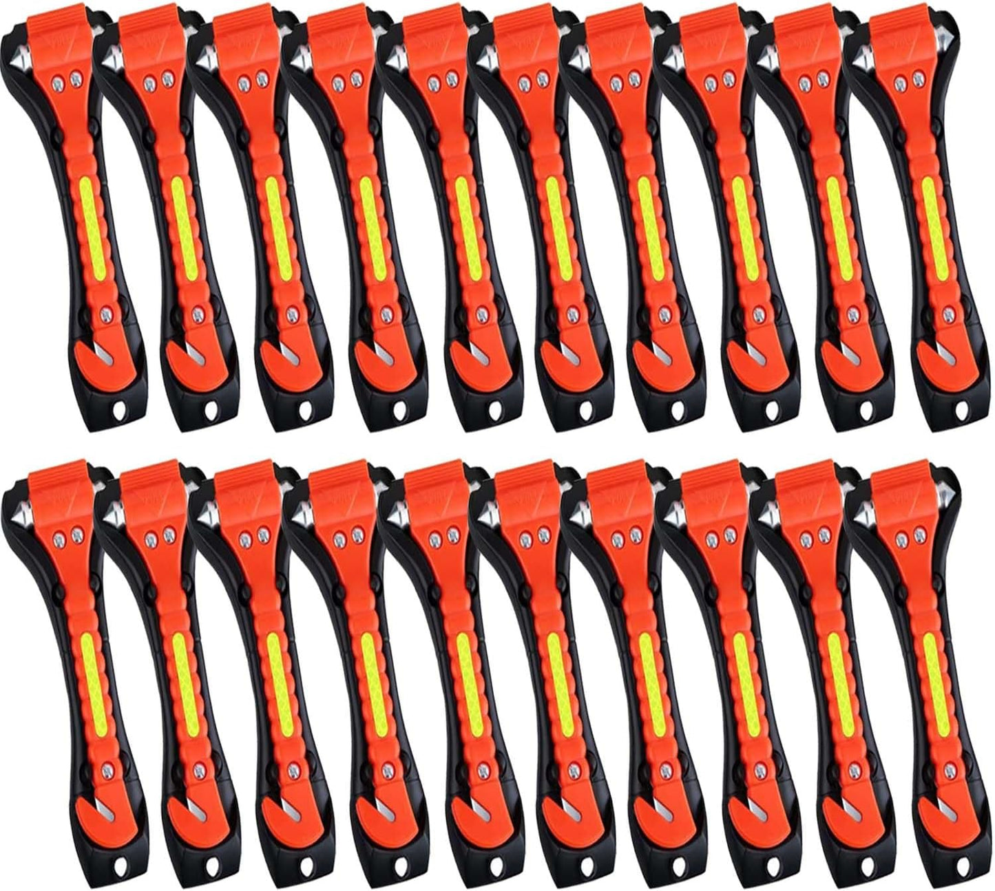 10 Pack Car Safety Hammer, Auto Emergency Escape Tool Car Window Glass Breaker and Seat Belt Cutter for Family Rescue, Car Life Saving Survival Kit