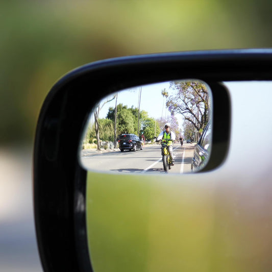 Superfan Blind Spot Mirrors for Cars by Safe View Company – Real Convex Glass for Clear Wide Angle Vision – Safer Lane Changes, Easy Stick-On, Weatherproof & Long Lasting Durability
