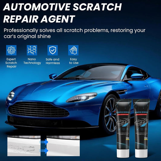 Reusable Nano Magic Cleaning Cloth, Nano Sparkle Car Polish for Car Paint & Scratch Repair, Scratch Remover for Vehicles, Swirl & Water Spots Remover, Repair Scratch