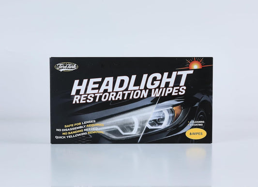 toretark Headlight Restoration Kit Wipes, 5-Min Fix, Restoring to Like-New Condition, Safe for OEM Lens, Headlight Restoration Wipes & Cleaning Wipes, Headlight Cleaner and Restorer Kit