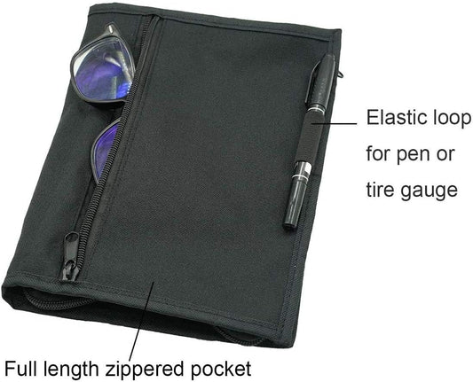 Car Glove Document Registration and Insurance Card Purse Holder,Coin Holder,Organizers and Storage,Car Stuff Interior Essentials Gadgets Vehicle Accessories