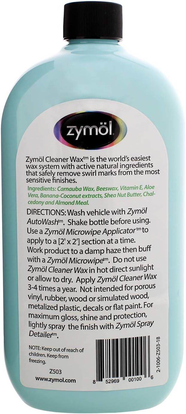 Zymol Z503 Cleaner Wax Original Formula, 20 Ounce