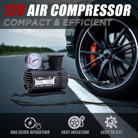Car Emergency Roadside Assistance Kit with Jumper Cables Tire Inflator Automotive Kit for Car Vehicle