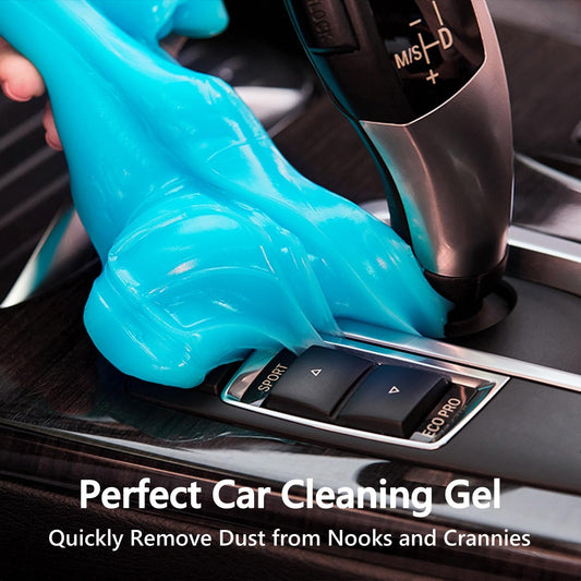 PULIDIKI Car Cleaning Gel Clean Putty, Universal Car Interior Cleaner Slime, Perfect Cleaning Kit Supplies, Auto Detailing Tools Accessories, Dust Remover Gifts for Men Women Blue (70g)