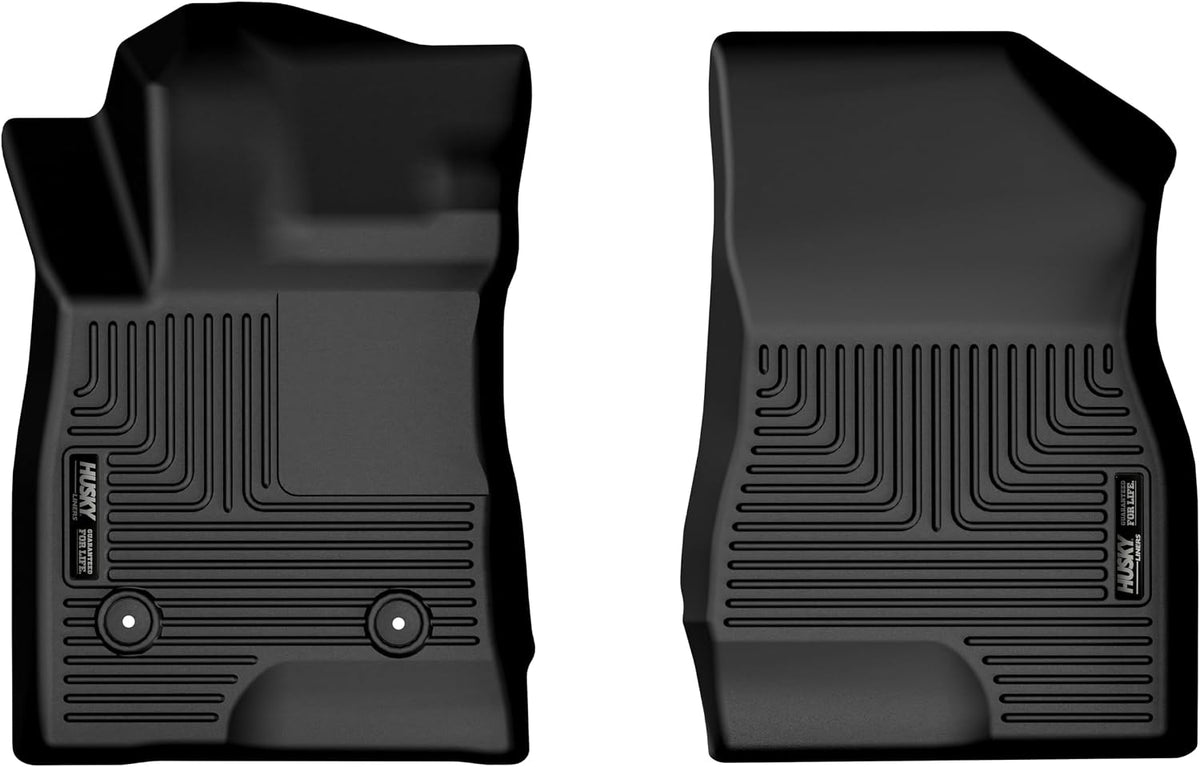 Husky Liners Weatherbeater Floor Mats | Fits 2024-2026 Buick Envista & 2024-2026 Chevrolet Trax | Front Row, 2-pc Black - 13891