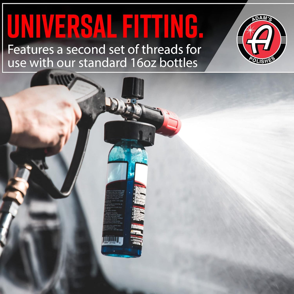 Adam's Polishes Premium Foam Cannon - Soap Sprayer for Car Wash | Sprayer Cannister for Pressure Washer 1/4" Quick Disconnect