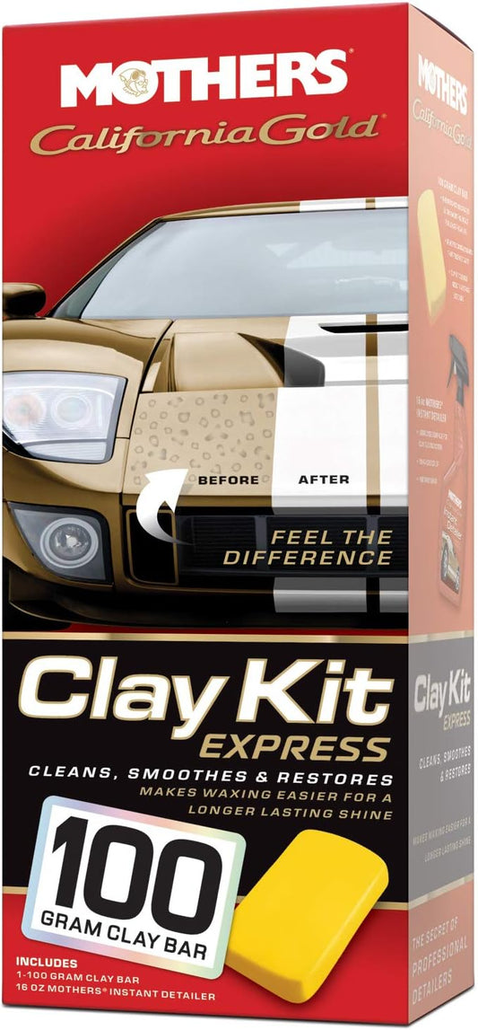 Mothers 07243 California Gold Deluxe Clay Bar Kit