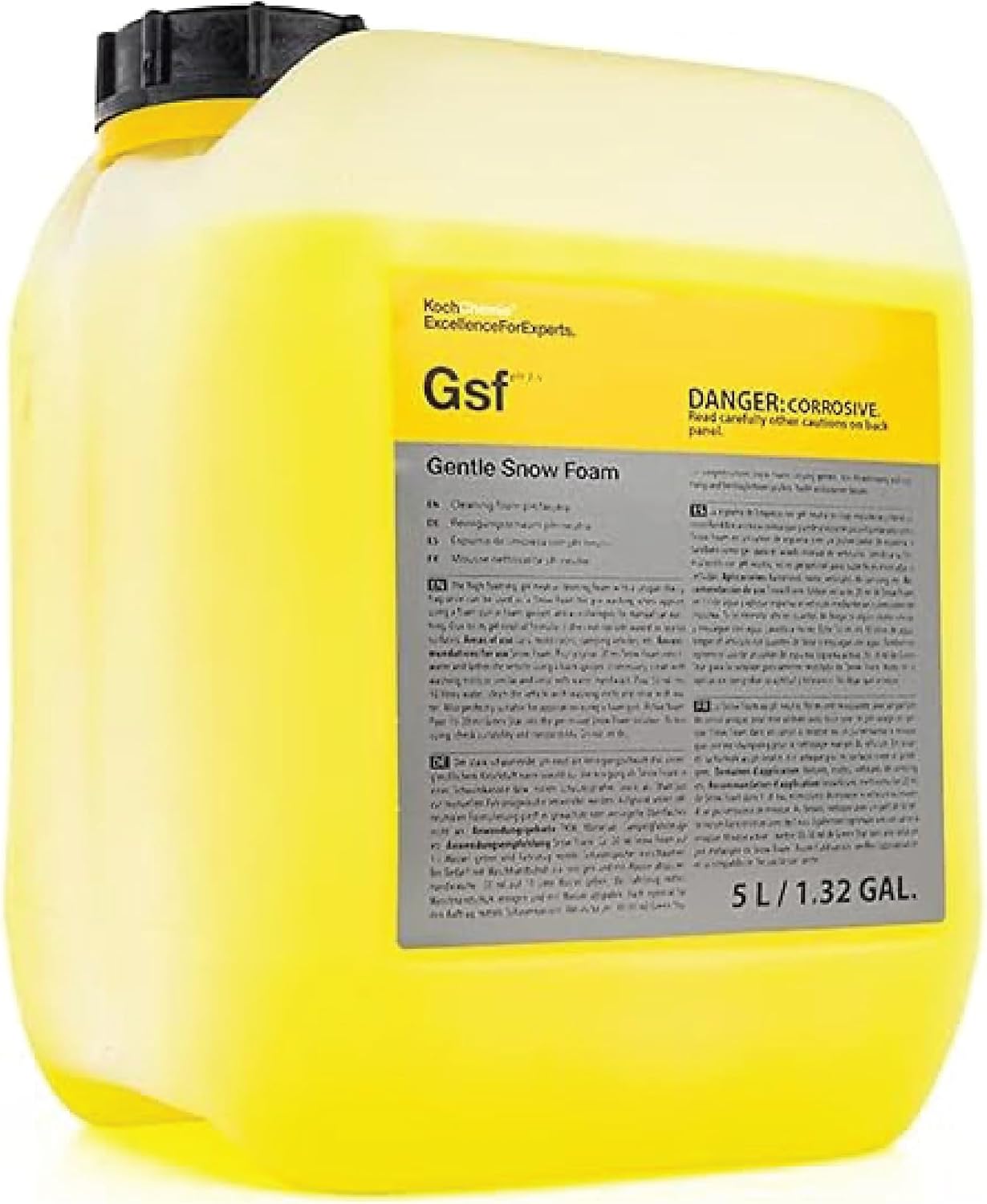 KOCHCHEMIE Gentle Snow Foam - pH Neutral Pre-Cleaning; Works With Foam Cannons & Sprayers; Manual Washing Shampoo; Safe on Existing Wax & Sealed Surfaces; Unique Cherry Fragrance (1 Liter)