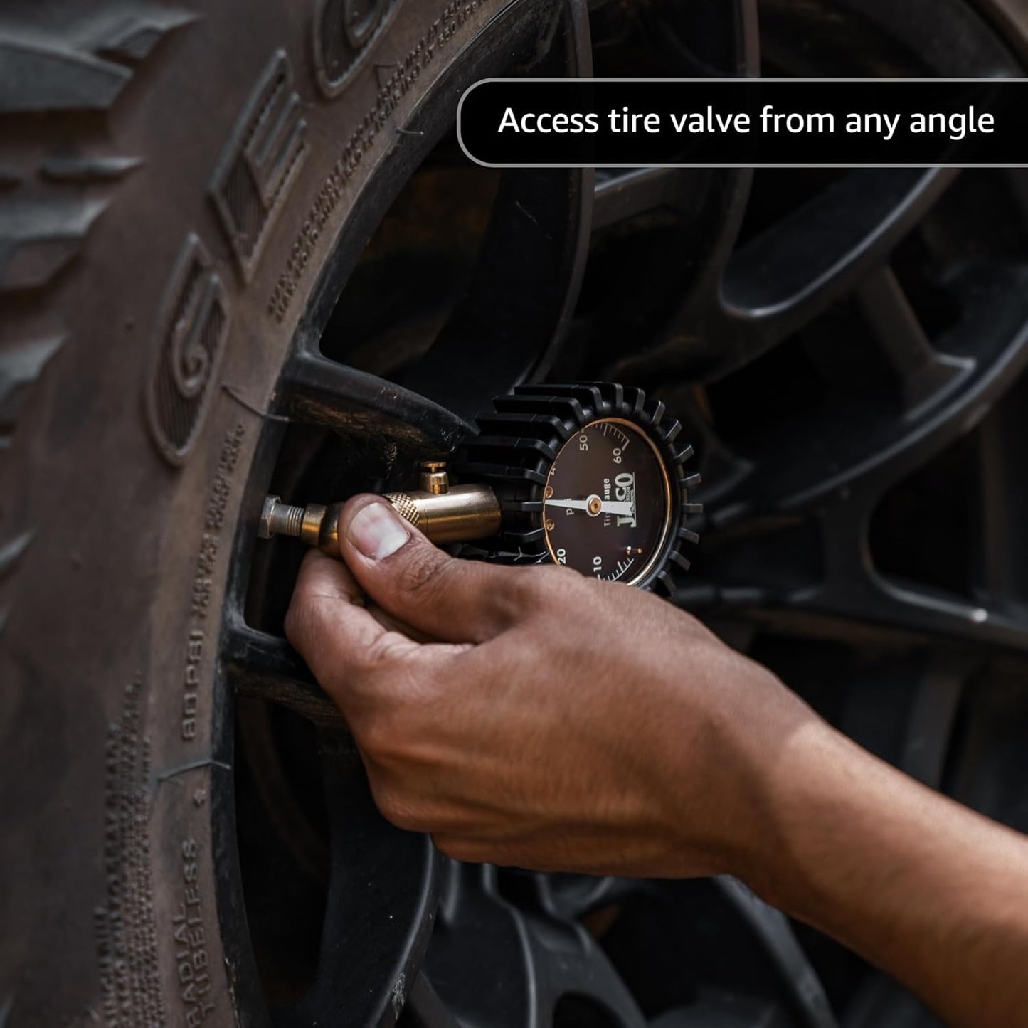 JACO Elite Tire Pressure Gauge - 60 PSI