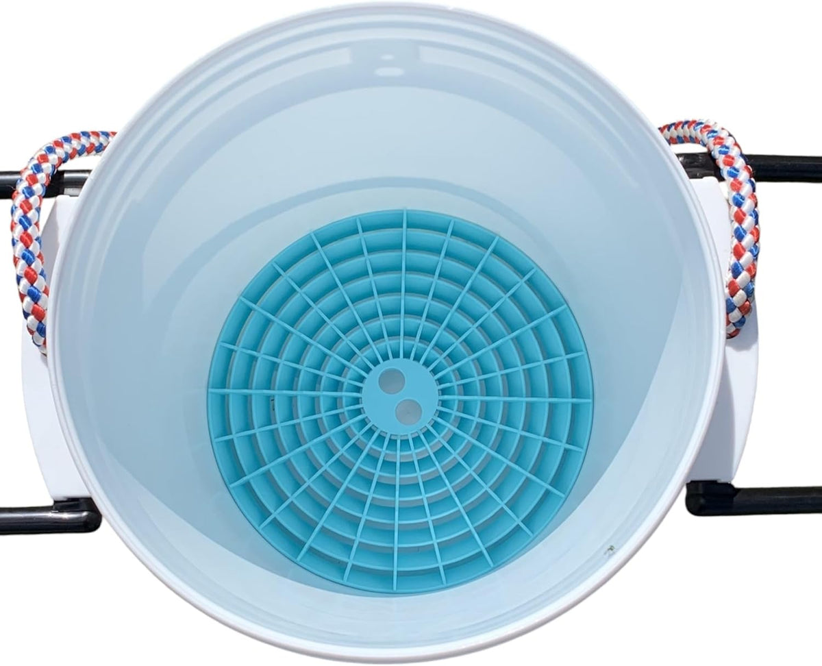 Bucket Insert Grit Trap, WASH Mate - Dirt Trap Ideal for Cars, Boats, Motorcycles, RVs, and Other Vehicles Curve Design no Flash Back, The Best at Market.