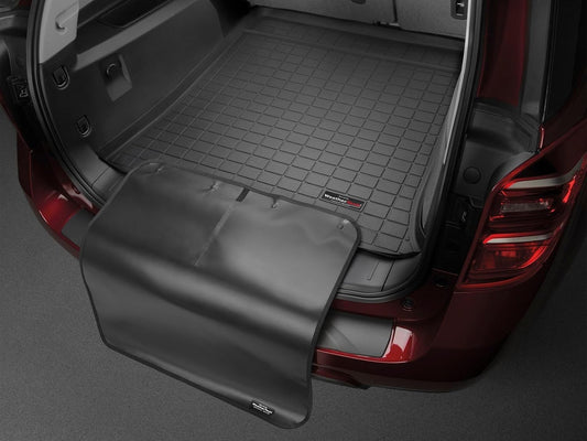 WeatherTech Cargo Trunk Liner with Bumper Protector for Jeep Grand Cherokee, Grand Cherokee, Behind 2nd Row w/Bumper Protector (40469SK), Black