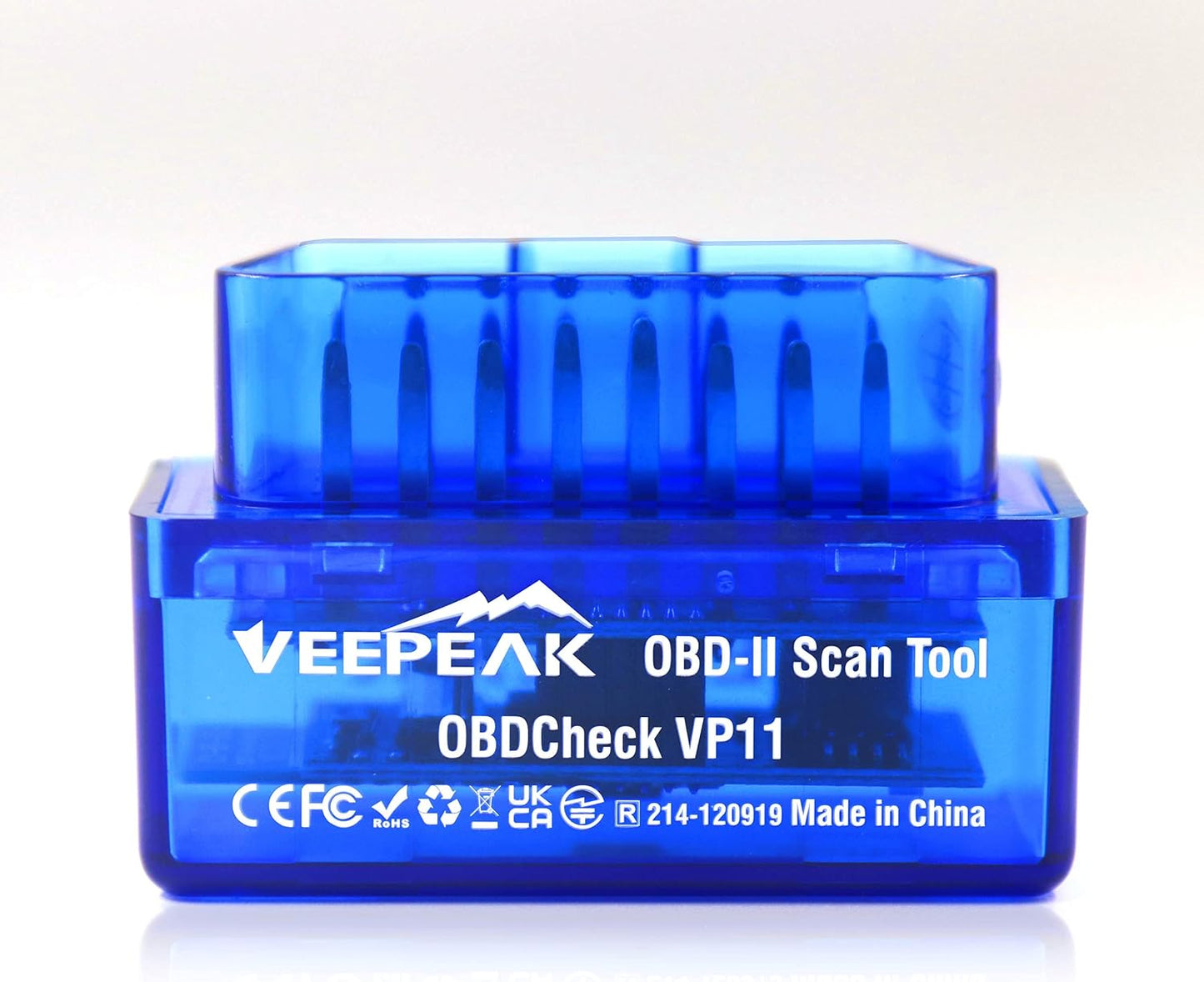 Veepeak Mini Bluetooth OBD2 Scanner Code Reader for Android (NOT for iOS) | Incompatible with iPhone or iPad. Check engine light diagnostics & live data for Android. Supports Torque & Car Scanner App.