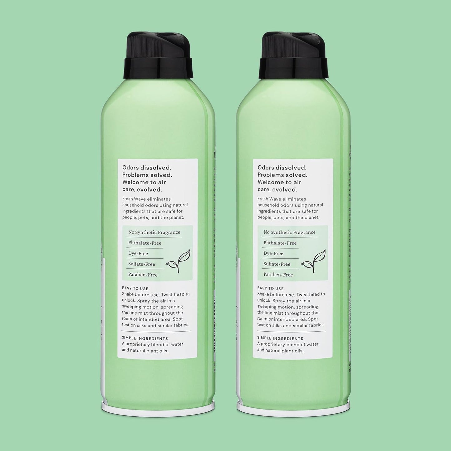 Fresh Wave Original Scent Odor Removing Spray, 8 fl. oz. | Pack of 2 | Odor Absorber for Home, Furniture, Fabrics & Trash | Safer Odor Relief