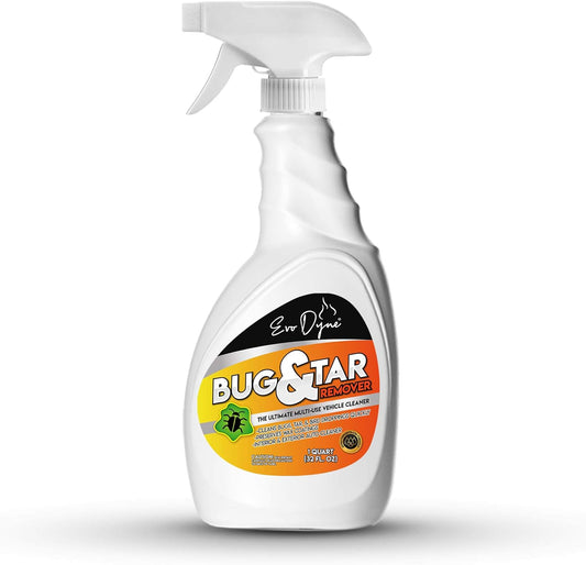 Evo Dyne 2-Pack Bug Remover for Car Detailing (32 fl oz Per Bottle), Made in the USA - Car Interior Cleaner Removes Tar, Droppings, Guts, Dirt, Grease, Tree Sap, & More | Tree Sap Remover