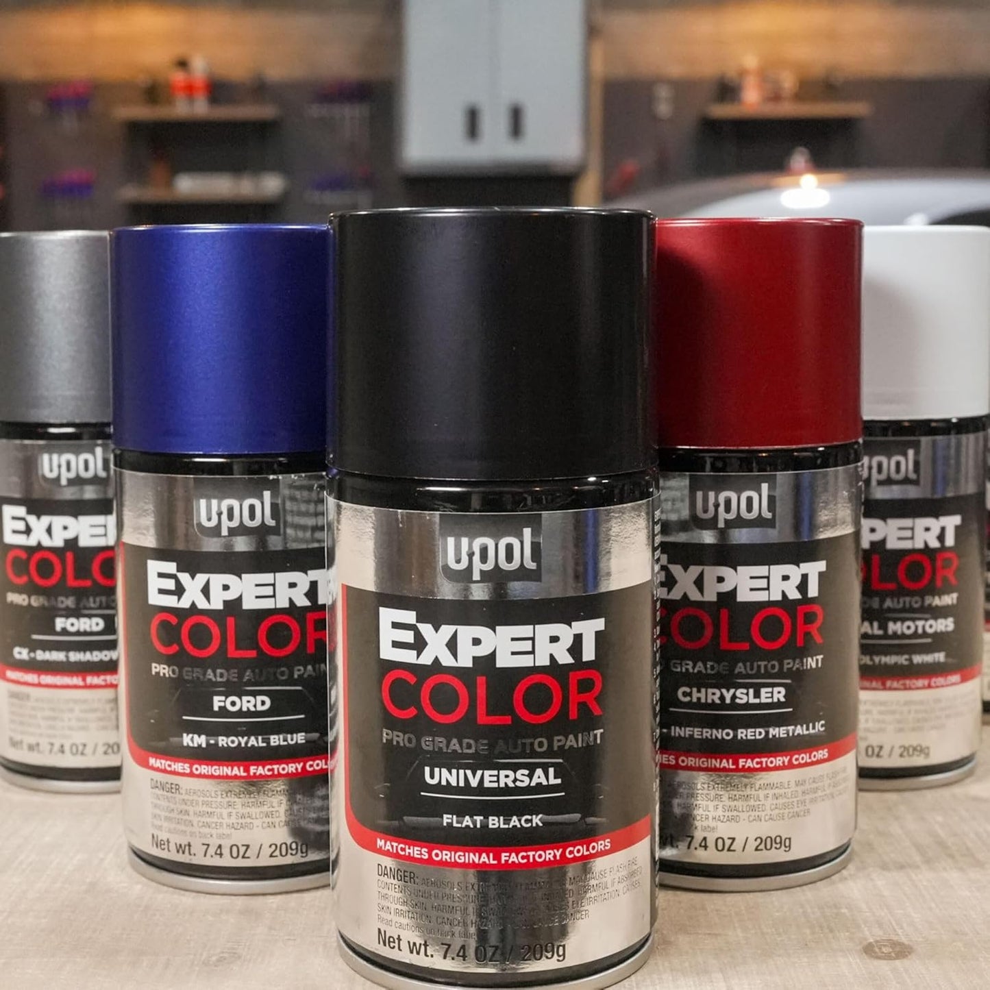U-POL Expert Color Protective Clearcoat, Automotive Clearcoat Spray Paint, Professional Grade, Easy-To-Use, Clear